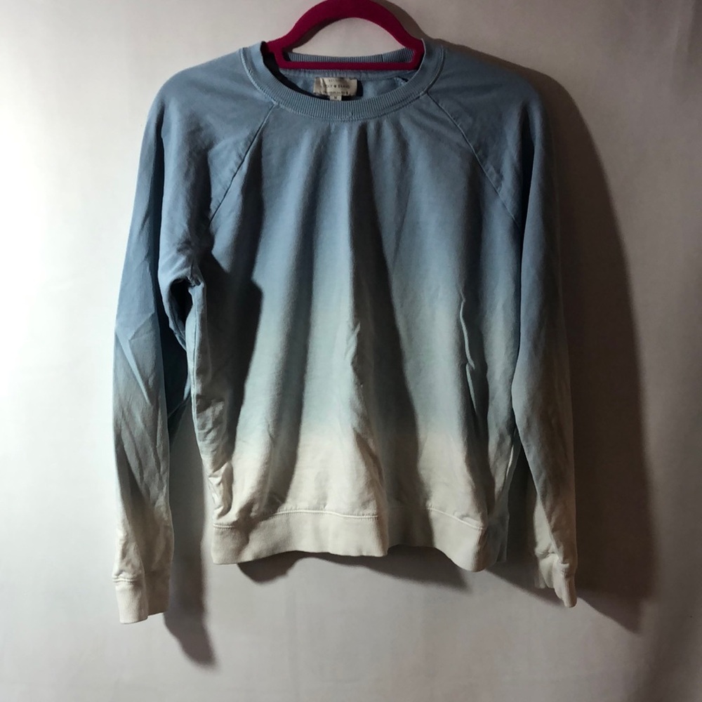 Lucky Brand blue Ombre sweatshirt